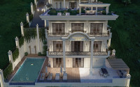 Three-storey premium villa of 350 m2 under construction in Alanya, Tepe with five rooms-id-3129-photo-22
