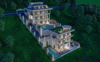 Three-storey premium villa of 350 m2 under construction in Alanya, Tepe with five rooms-id-3129-photo-25