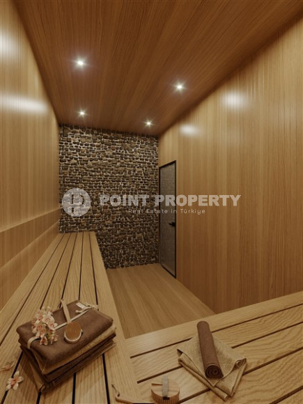 Строящаяся трёхэтажная премиум-вилла 350 м2 в районе Аланьи, Тепе с пятью комнатами-id-3129-фото-31