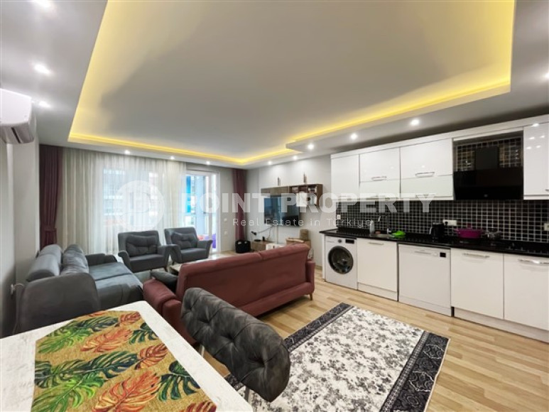 Очаровательная квартира с двумя спальнями в жилом комплексе городского типа, Тосмур, Аланья-id-3133-фото-2