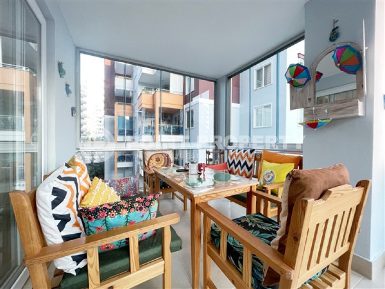 Очаровательная квартира с двумя спальнями в жилом комплексе городского типа, Тосмур, Аланья-id-3133-фото-4