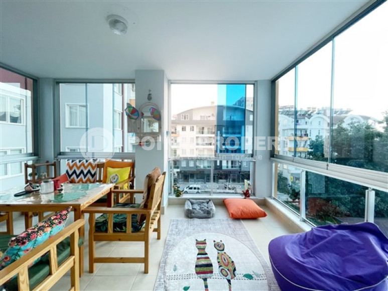 Очаровательная квартира с двумя спальнями в жилом комплексе городского типа, Тосмур, Аланья-id-3133-фото-8