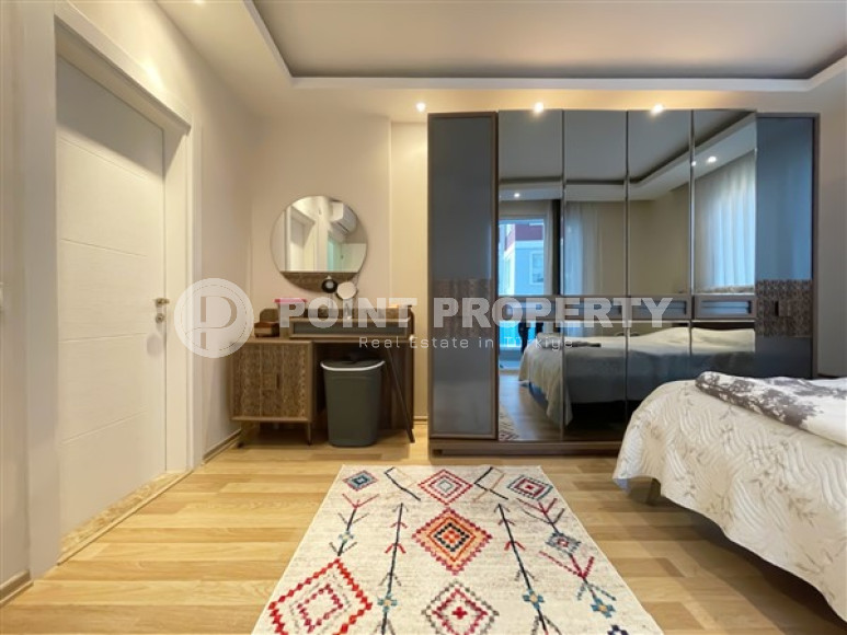 Очаровательная квартира с двумя спальнями в жилом комплексе городского типа, Тосмур, Аланья-id-3133-фото-13