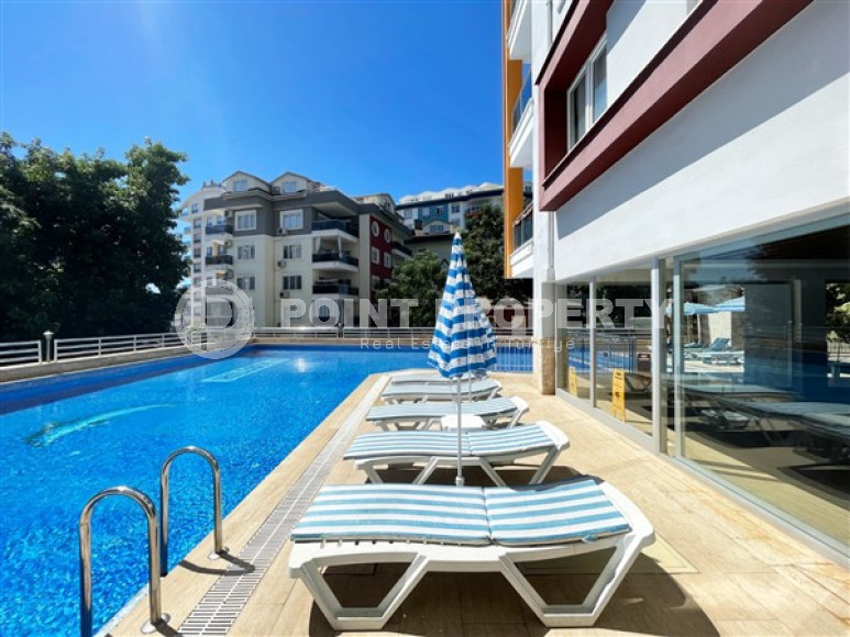 Очаровательная квартира с двумя спальнями в жилом комплексе городского типа, Тосмур, Аланья-id-3133-фото-26