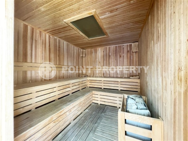 Очаровательная квартира с двумя спальнями в жилом комплексе городского типа, Тосмур, Аланья-id-3133-фото-29