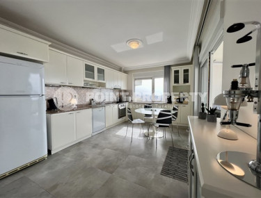 Апартаменты 2+1 с шикарным видом на море и крепость, Джикджилли, Аланья-id-3134-фото-2