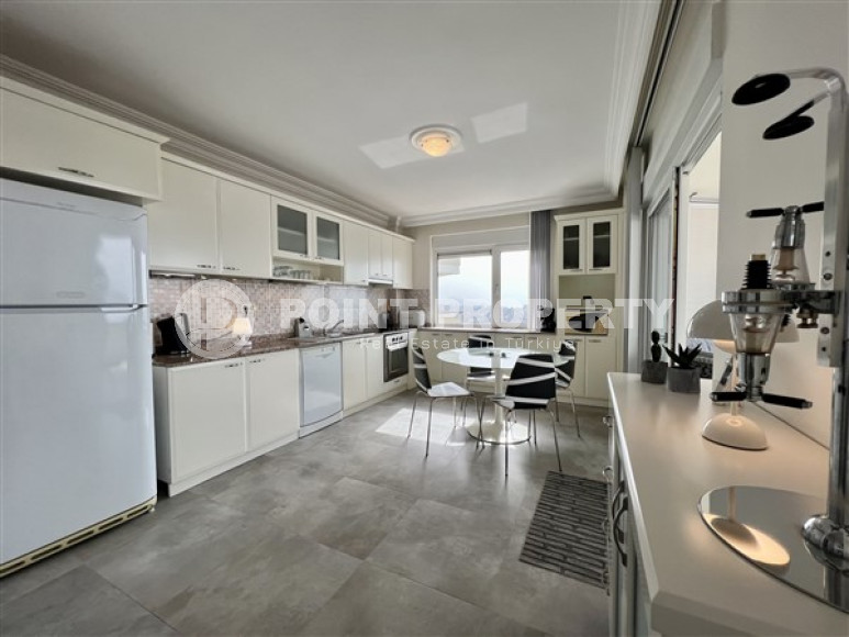 Апартаменты 2+1 с шикарным видом на море и крепость, Джикджилли, Аланья-id-3134-фото-2