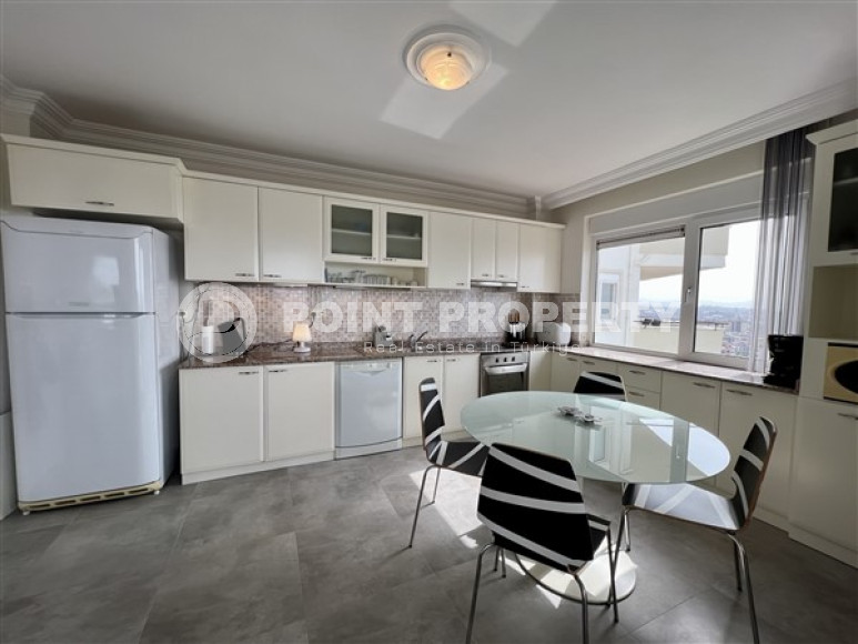 Апартаменты 2+1 с шикарным видом на море и крепость, Джикджилли, Аланья-id-3134-фото-7