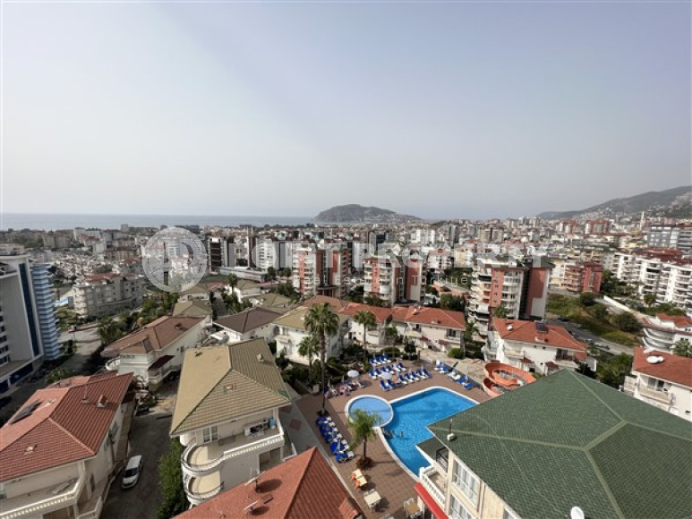 Апартаменты 2+1 с шикарным видом на море и крепость, Джикджилли, Аланья-id-3134-фото-10