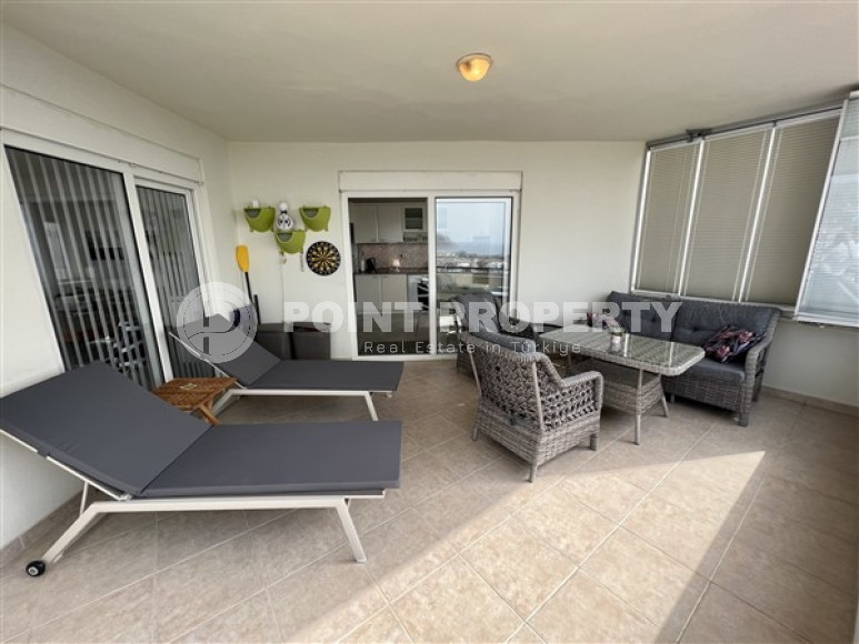 Апартаменты 2+1 с шикарным видом на море и крепость, Джикджилли, Аланья-id-3134-фото-11