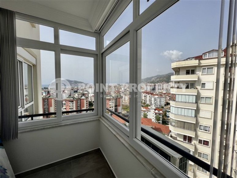 Апартаменты 2+1 с шикарным видом на море и крепость, Джикджилли, Аланья-id-3134-фото-18