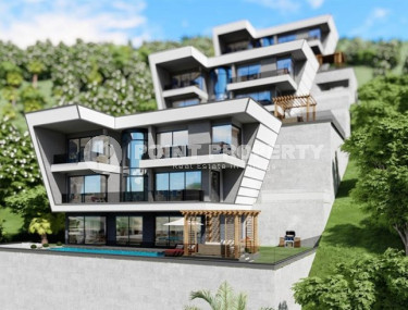 For sale two luxury villas 4+2, with an area of 400 - 450 m2, center of Alanya, Bektas-id-3137-photo-1