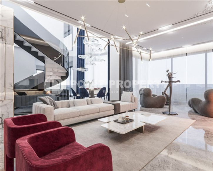 Продаются две люксовые виллы 4+2, с площадью 400 - 450 м2, центр Аланьи, Бекташ-id-3137-фото-8