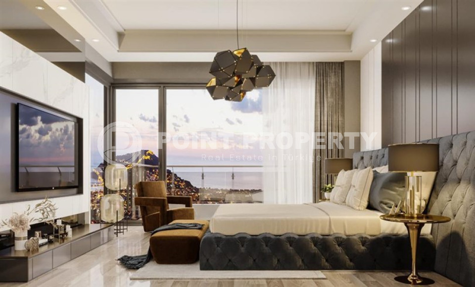 Продаются две люксовые виллы 4+2, с площадью 400 - 450 м2, центр Аланьи, Бекташ-id-3137-фото-10