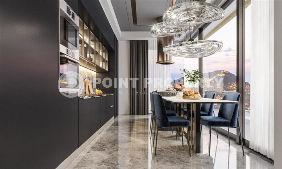 Продаются две люксовые виллы 4+2, с площадью 400 - 450 м2, центр Аланьи, Бекташ-id-3137-фото-11