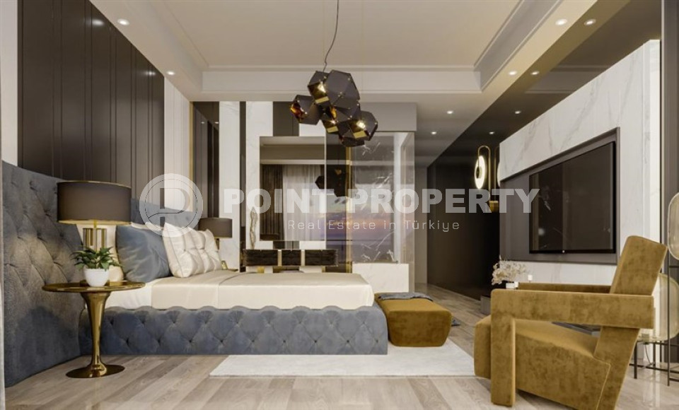 Продаются две люксовые виллы 4+2, с площадью 400 - 450 м2, центр Аланьи, Бекташ-id-3137-фото-12