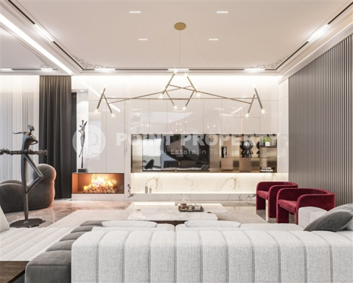 Продаются две люксовые виллы 4+2, с площадью 400 - 450 м2, центр Аланьи, Бекташ-id-3137-фото-13