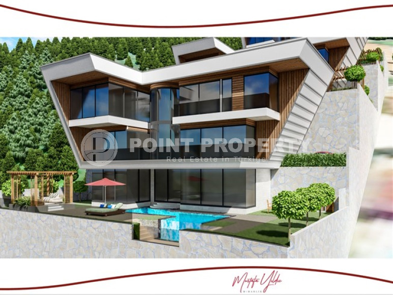 Продаются две люксовые виллы 4+2, с площадью 400 - 450 м2, центр Аланьи, Бекташ-id-3137-фото-15