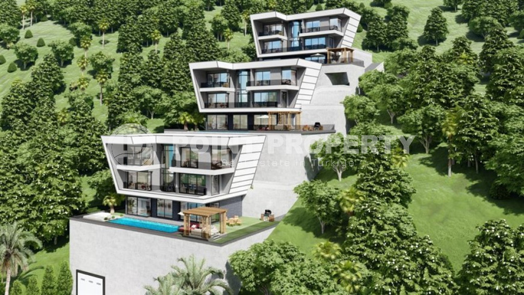 Продаются две люксовые виллы 4+2, с площадью 400 - 450 м2, центр Аланьи, Бекташ-id-3137-фото-21