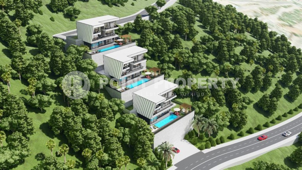 Продаются две люксовые виллы 4+2, с площадью 400 - 450 м2, центр Аланьи, Бекташ-id-3137-фото-24