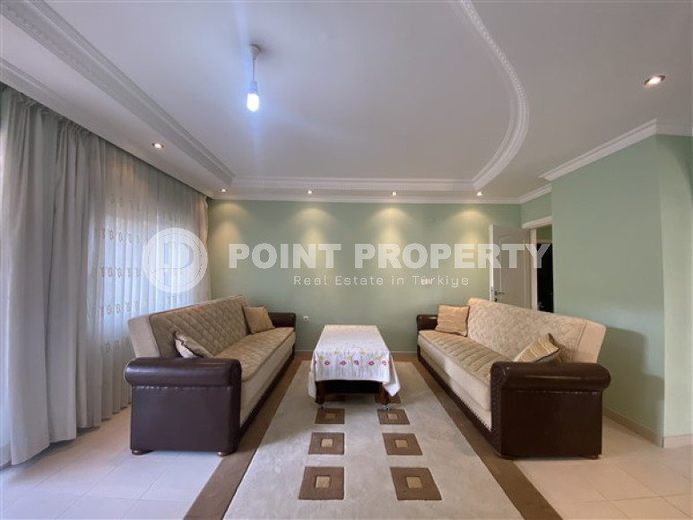 Уютные апартаменты с площадью 100 м2, центр Аланьи, всего в 700 метрах от моря-id-3138-фото-3