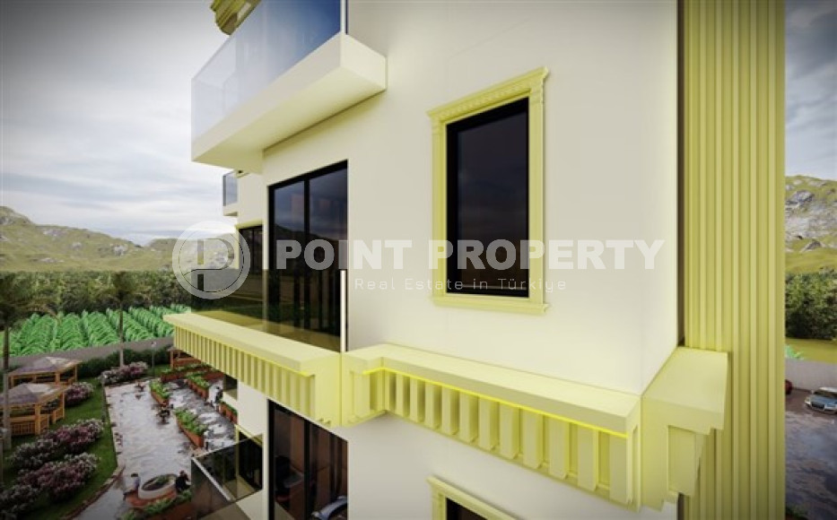 Симпатичные апартаменты 1+1 стандартной площади в новом доме Махмутлара, Аланья-id-3140-фото-8