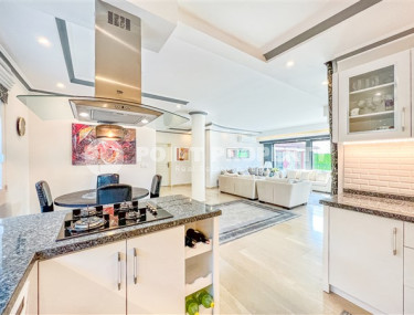 Элегантная вилла 3+1 с большим балконом и собственным участком 400 м², Каргыджак, Аланья-id-3142-фото-5