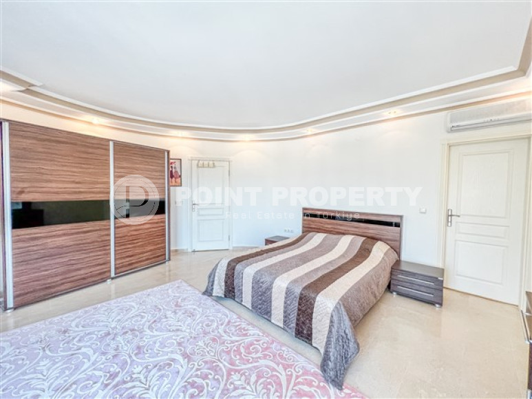 Элегантная вилла 3+1 с большим балконом и собственным участком 400 м², Каргыджак, Аланья-id-3142-фото-11