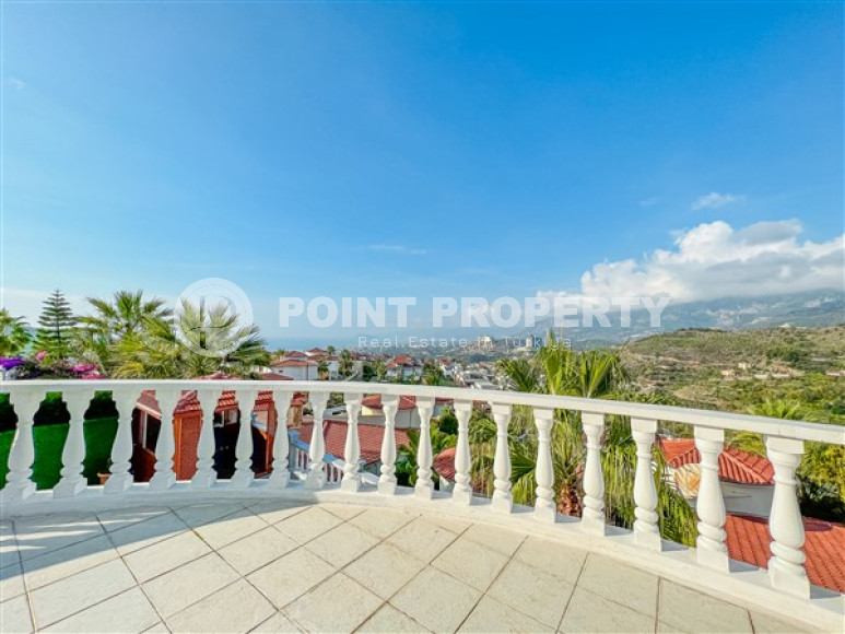 Элегантная вилла 3+1 с большим балконом и собственным участком 400 м², Каргыджак, Аланья-id-3142-фото-24