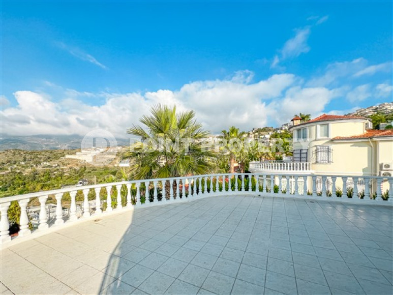 Элегантная вилла 3+1 с большим балконом и собственным участком 400 м², Каргыджак, Аланья-id-3142-фото-25