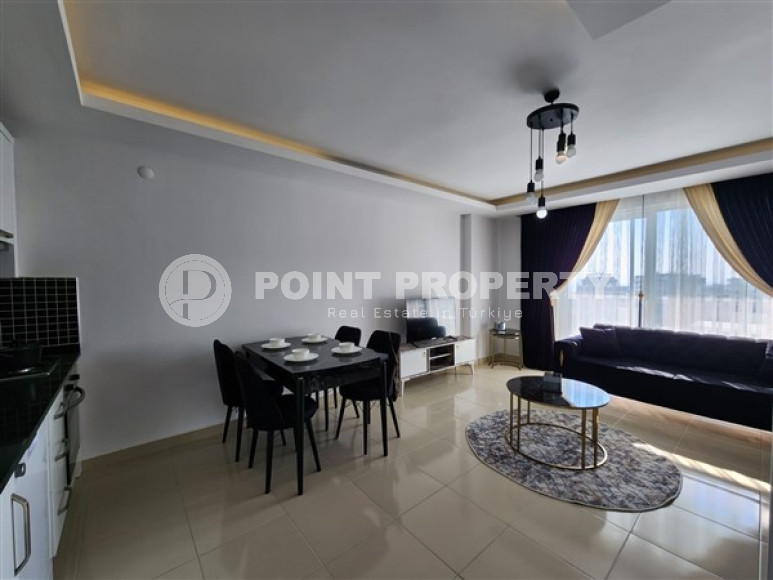 Двухкомнатная квартира площадью 80 м² на 9 этаже комплекса в 400 метрах от моря, Махмутлар, Аланья-id-3143-фото-2