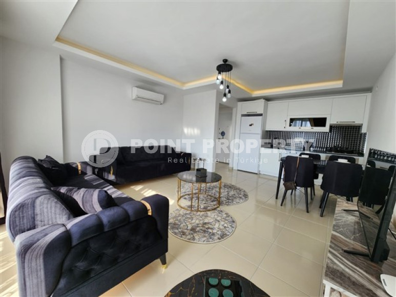 Двухкомнатная квартира площадью 80 м² на 9 этаже комплекса в 400 метрах от моря, Махмутлар, Аланья-id-3143-фото-7