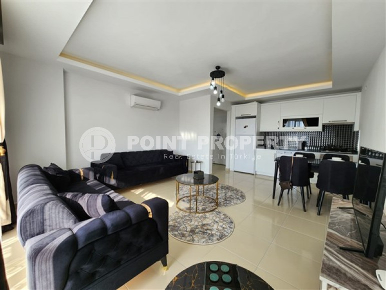 Two-room apartment of 80 m² on the 9th floor of a complex 400 meters from the sea, Mahmutlar, Alanya-id-3143-photo-9