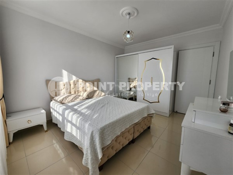 Двухкомнатная квартира площадью 80 м² на 9 этаже комплекса в 400 метрах от моря, Махмутлар, Аланья-id-3143-фото-11