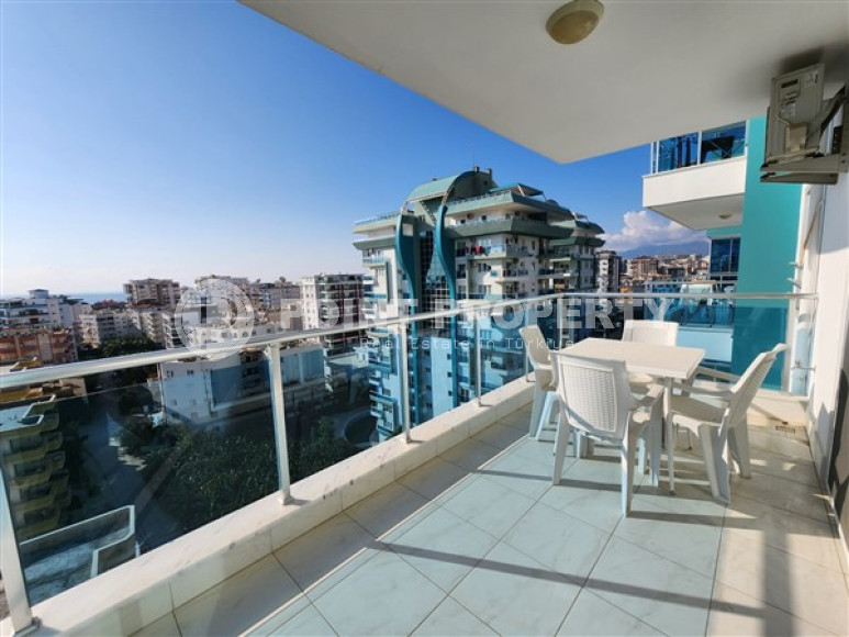 Two-room apartment of 80 m² on the 9th floor of a complex 400 meters from the sea, Mahmutlar, Alanya-id-3143-photo-13