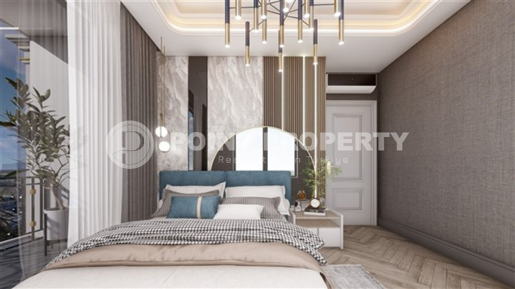 Двухкомнатная квартира 1+1 в новом доме в Чиплаклы, верхняя Оба, Аланья-id-3147-фото-13