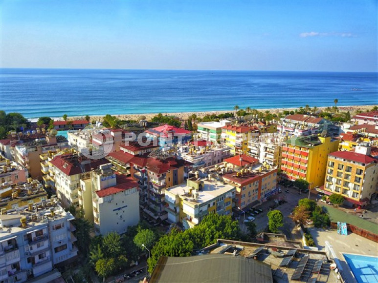 Трёхкомнатная квартира 120 м² с ремонтом в турецком стиле и отдельной кухней, рядом с пляжем Клеопатры, район пещеры Дамлаташ, Аланья-id-3148-фото-2