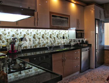 Трёхкомнатная квартира 120 м² с ремонтом в турецком стиле и отдельной кухней, рядом с пляжем Клеопатры, район пещеры Дамлаташ, Аланья-id-3148-фото-5