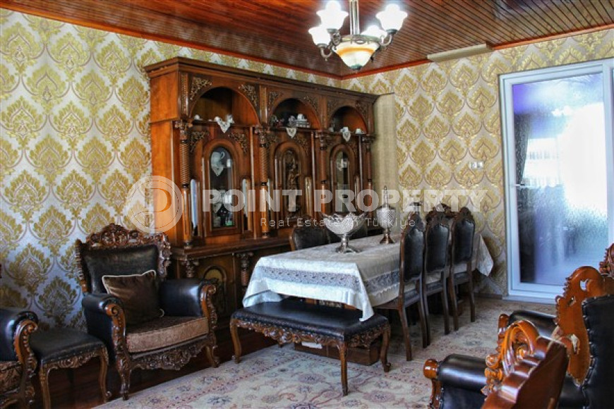 Трёхкомнатная квартира 120 м² с ремонтом в турецком стиле и отдельной кухней, рядом с пляжем Клеопатры, район пещеры Дамлаташ, Аланья-id-3148-фото-6