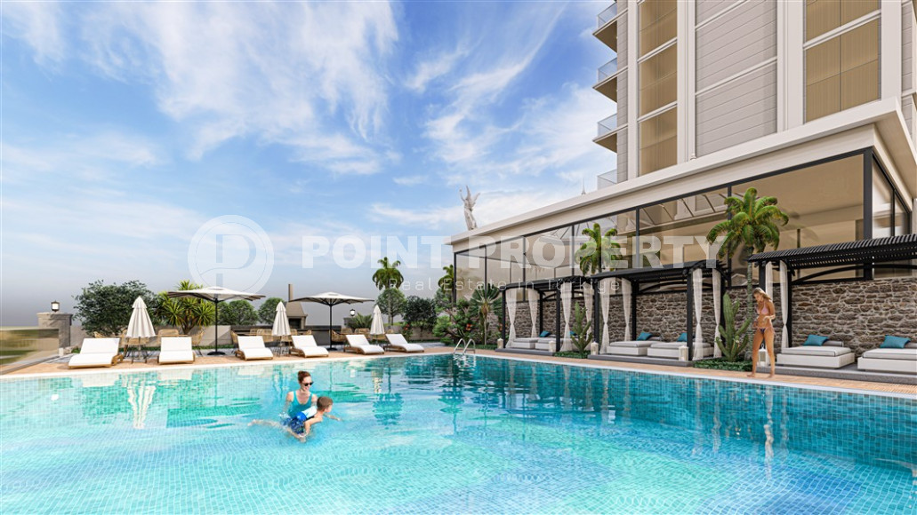 Высоколиквидная недвижимость в тихом и спокойном районе Алании, в Паяллар. Квартиры и пентхаусы 1+1, 2+1, 3+1, 54 - 173м2.-id-1280-фото-2