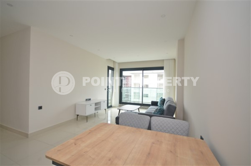 Светлая квартира 2+1 в комплексе 2021 года, район Каргыджак, Аланья-id-3151-фото-4