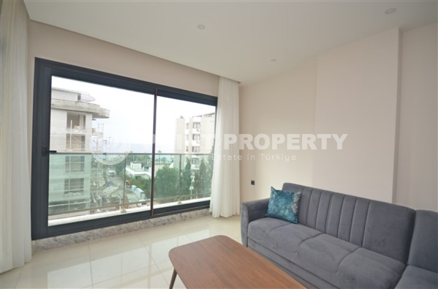 Светлая квартира 2+1 в комплексе 2021 года, район Каргыджак, Аланья-id-3151-фото-5