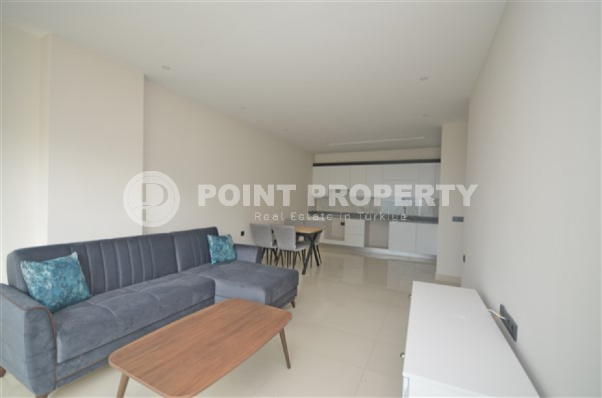 Светлая квартира 2+1 в комплексе 2021 года, район Каргыджак, Аланья-id-3151-фото-7