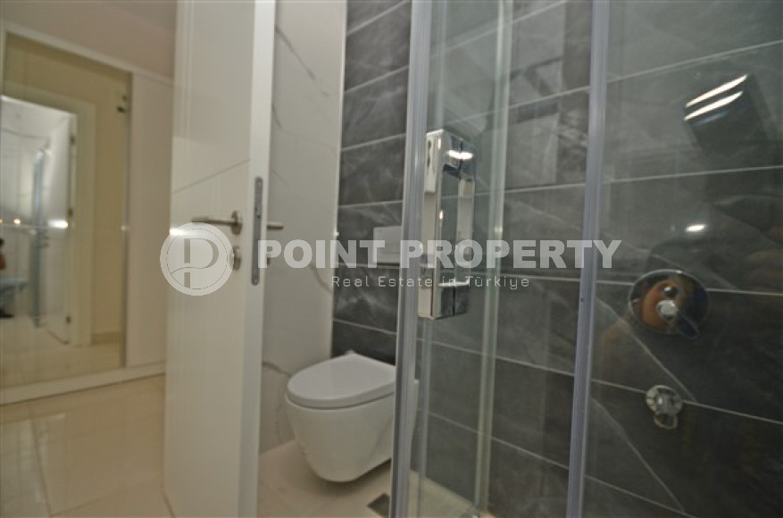 Светлая квартира 2+1 в комплексе 2021 года, район Каргыджак, Аланья-id-3151-фото-16