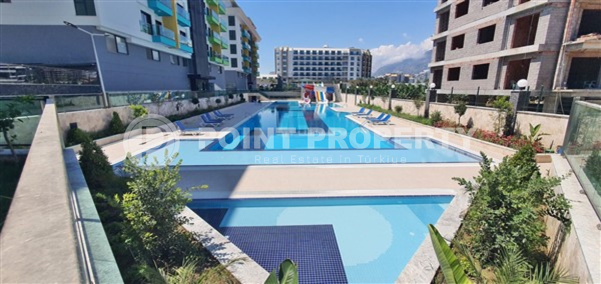 Светлая квартира 2+1 в комплексе 2021 года, район Каргыджак, Аланья-id-3151-фото-23