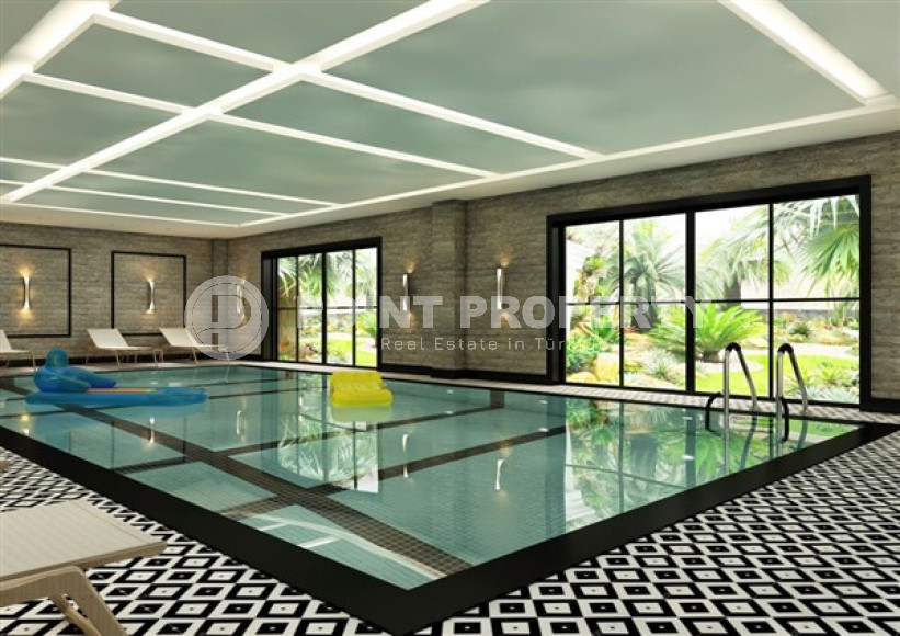 Светлая квартира 2+1 в комплексе 2021 года, район Каргыджак, Аланья-id-3151-фото-27