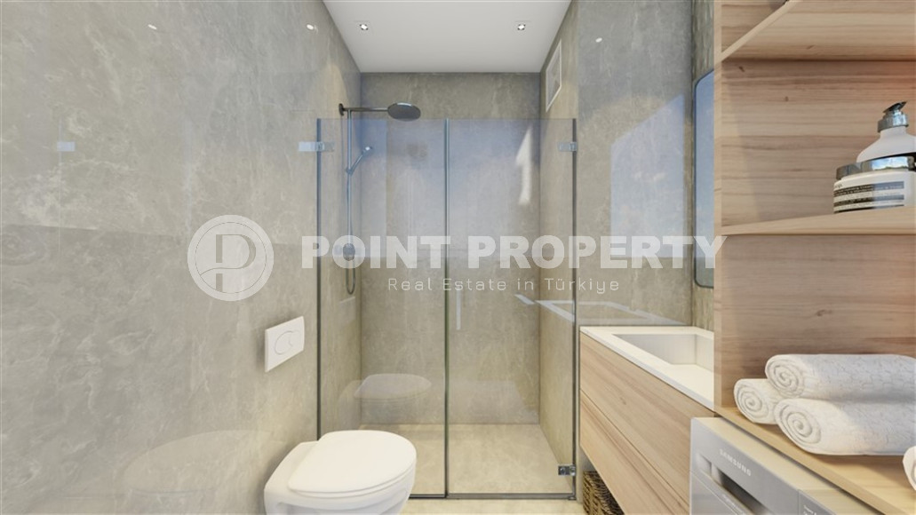 Высоколиквидная недвижимость в тихом и спокойном районе Алании, в Паяллар. Квартиры и пентхаусы 1+1, 2+1, 3+1, 54 - 173м2.-id-1280-фото-9