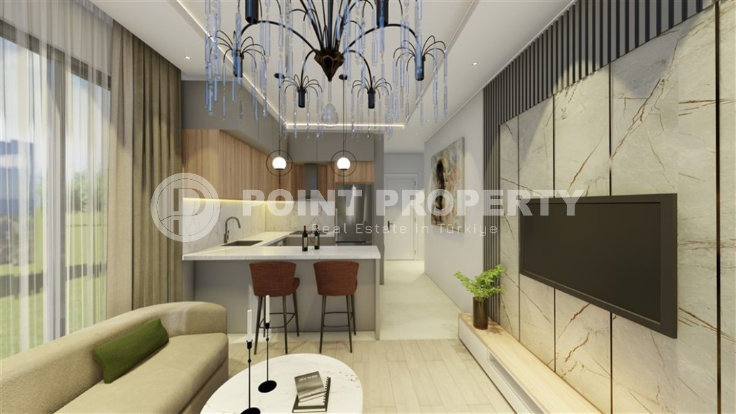 Высоколиквидная недвижимость в тихом и спокойном районе Алании, в Паяллар. Квартиры и пентхаусы 1+1, 2+1, 3+1, 54 - 173м2.-id-1280-фото-11