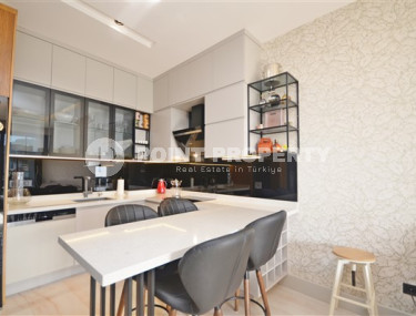 Роскошные двухкомнатные апартаменты в районе Каргыджак, Аланья, на первой береговой линии-id-3155-фото-4