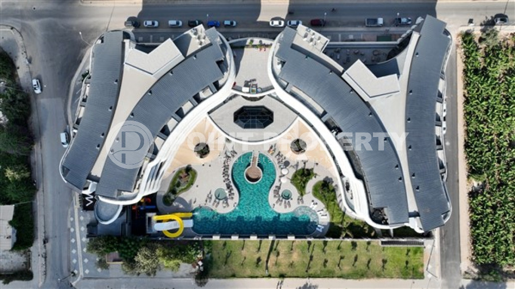 Роскошные двухкомнатные апартаменты в районе Каргыджак, Аланья, на первой береговой линии-id-3155-фото-19